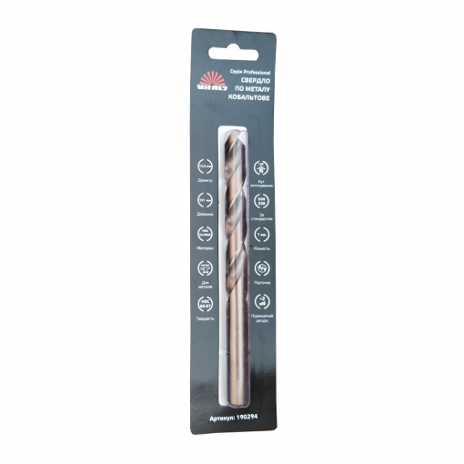 Свердло по металу HSS-Co/M35 12.0 (1 од.) Vitals Professional