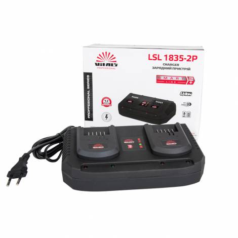 Зарядний пристрій для акумуляторів Vitals Professional LSL 1835-2P